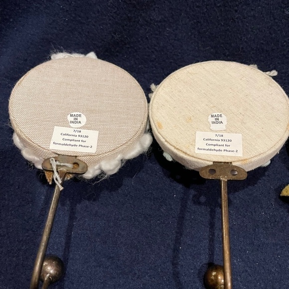 Three Clothing Hooks for Nursery or Child's Room - Sheep, Horse, and Owl - Picture 5 of 7